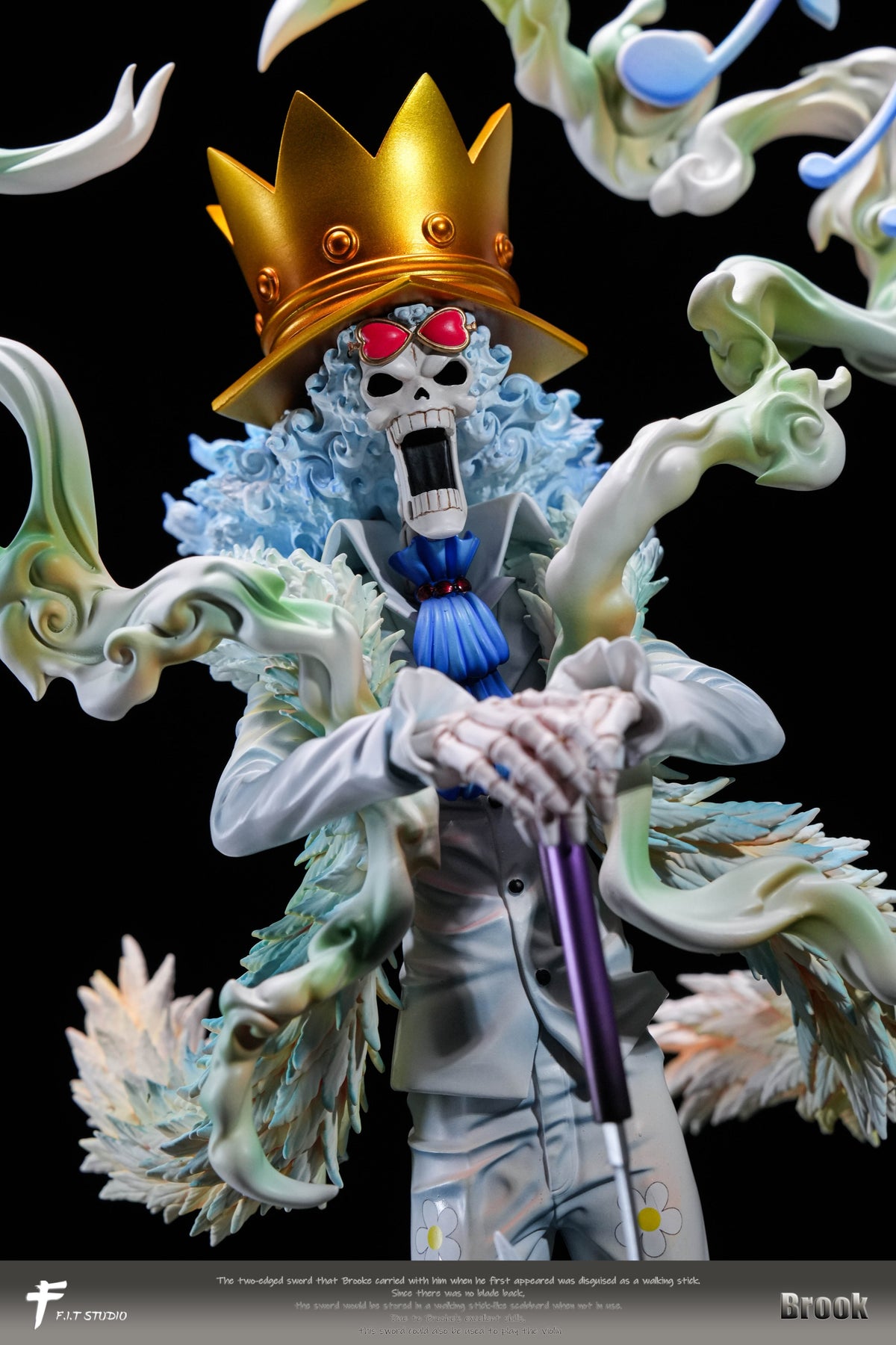 Figura de colección Estatuilla One Piece | Brook – Forma Nika | F.I.T Studio