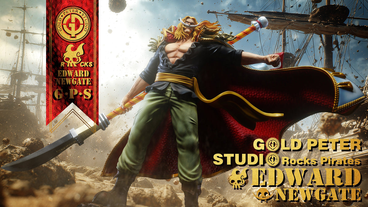 Estatuilla One Piece | Edward Newgate (Whitebeard) | Tienda merchandising Anime | Tico Ofertas Gold Peter Studio