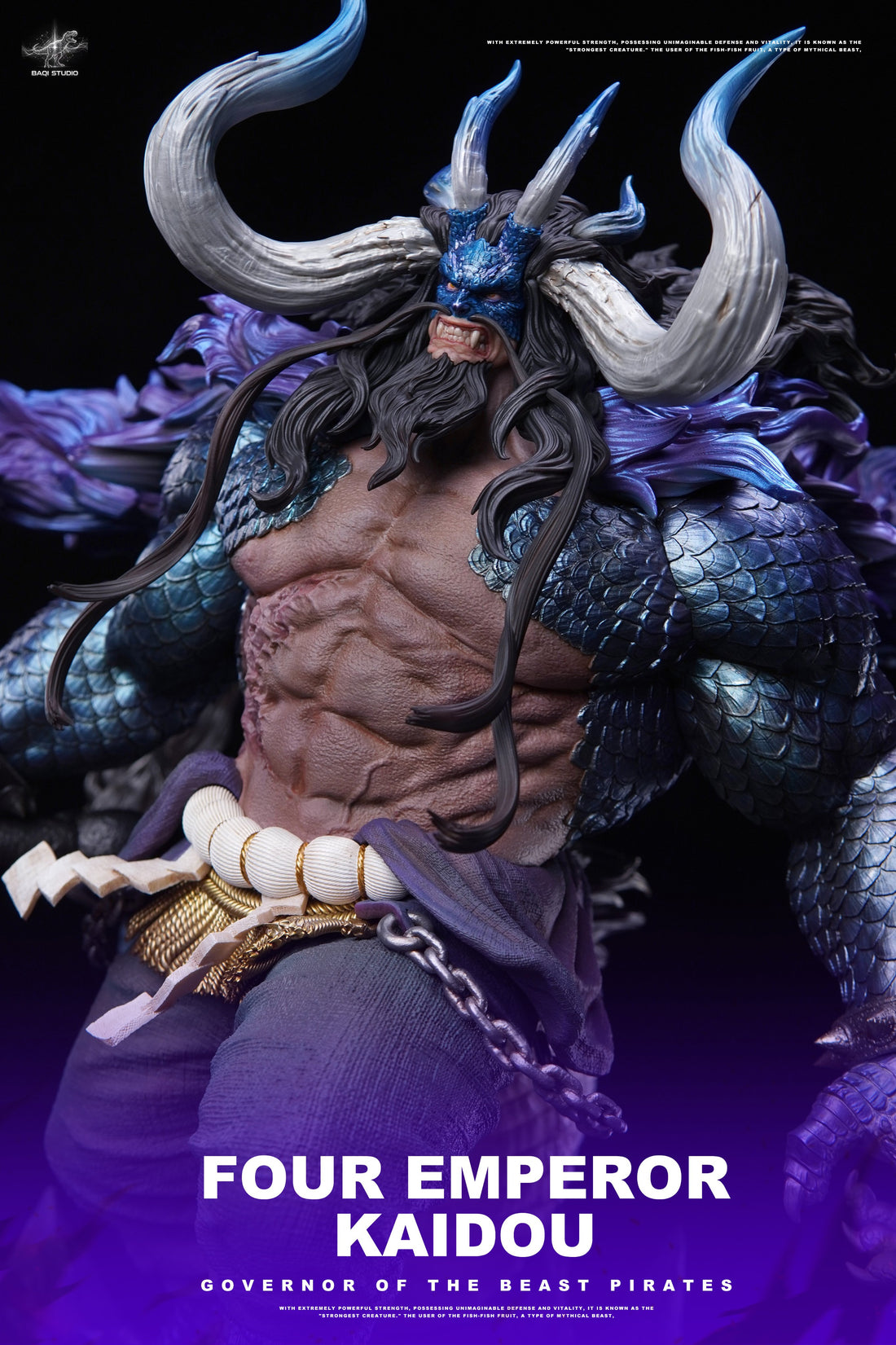 Estatuilla One Piece | Kaidou | BAQI Studio | Tienda Anime | Tico Ofertas