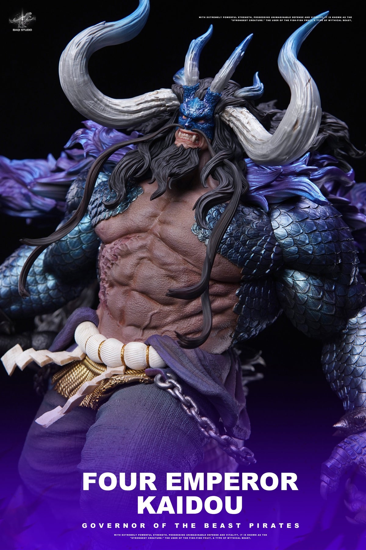 Estatuilla One Piece | Kaidou | BAQI Studio | Tienda Anime | Tico Ofertas BAQI Studio