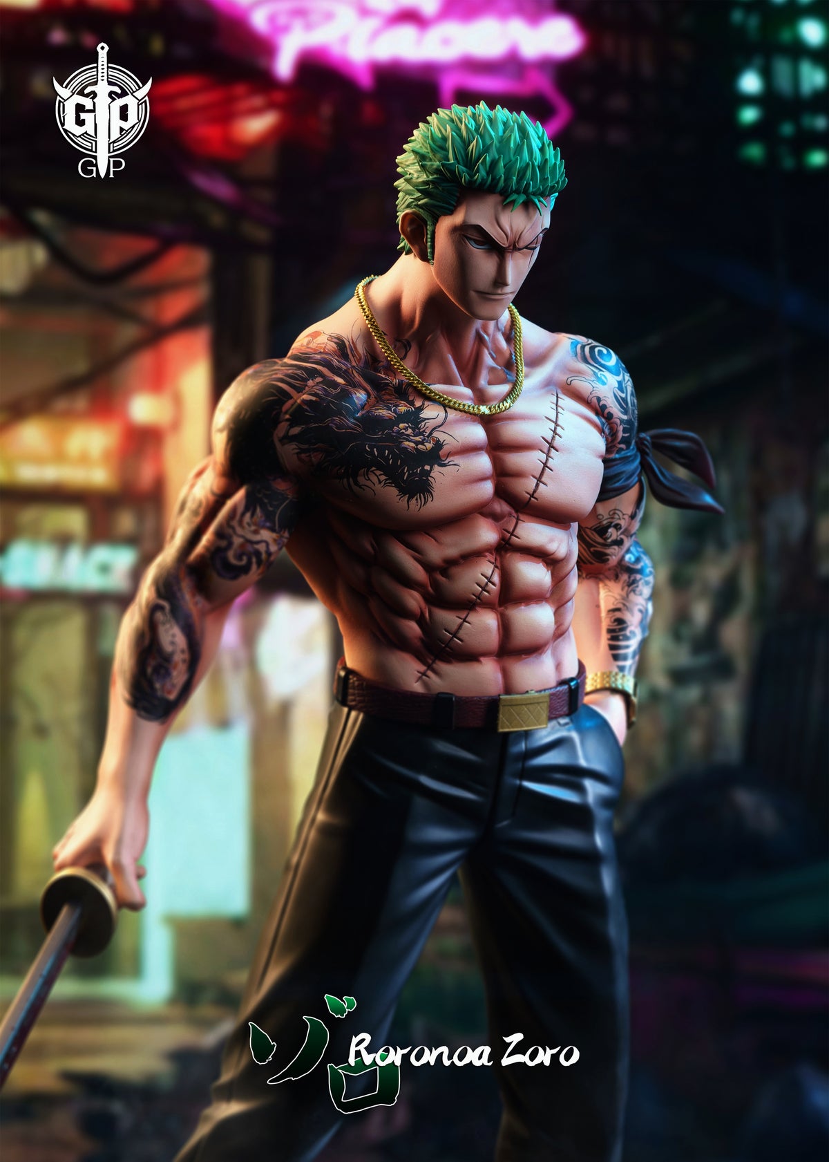 Estatuilla One Piece | Roronoa Zoro | GP Studio | Tienda Anime | Tico Ofertas GP Studio