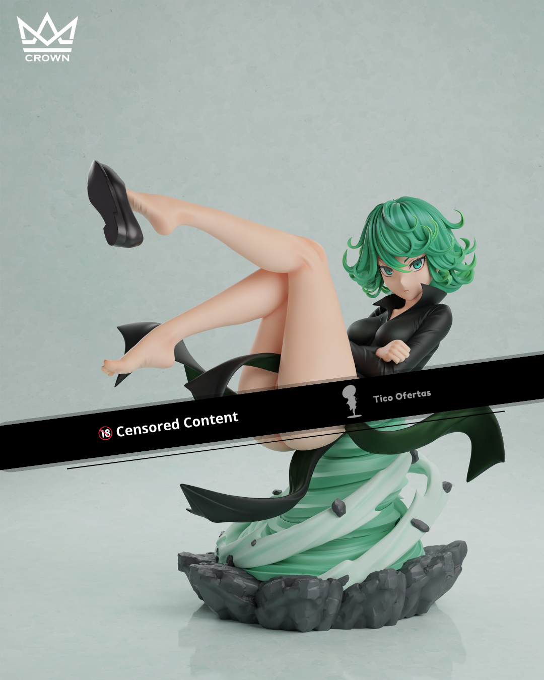 Estatuilla One Punch Man | Tatsumaki | CROWN Studio | Tienda Anime | Tico Ofertas FWS Studio