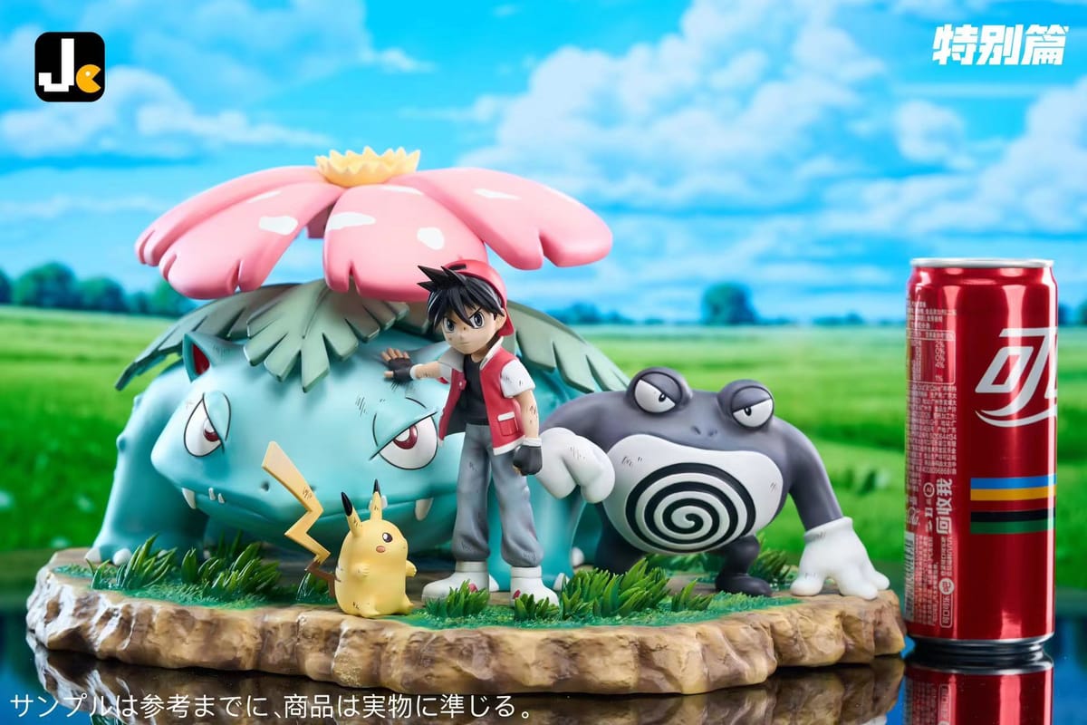 Estatuilla Pokémon Adventures | Red | JC Studio | Tienda Anime | Tico Ofertas JC Studio