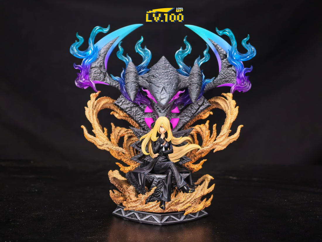 Estatuilla Pokémon | Cynthia – Eight Master Throne Series 07 | LV.100 Studio | Tienda Anime | Tico Ofertas