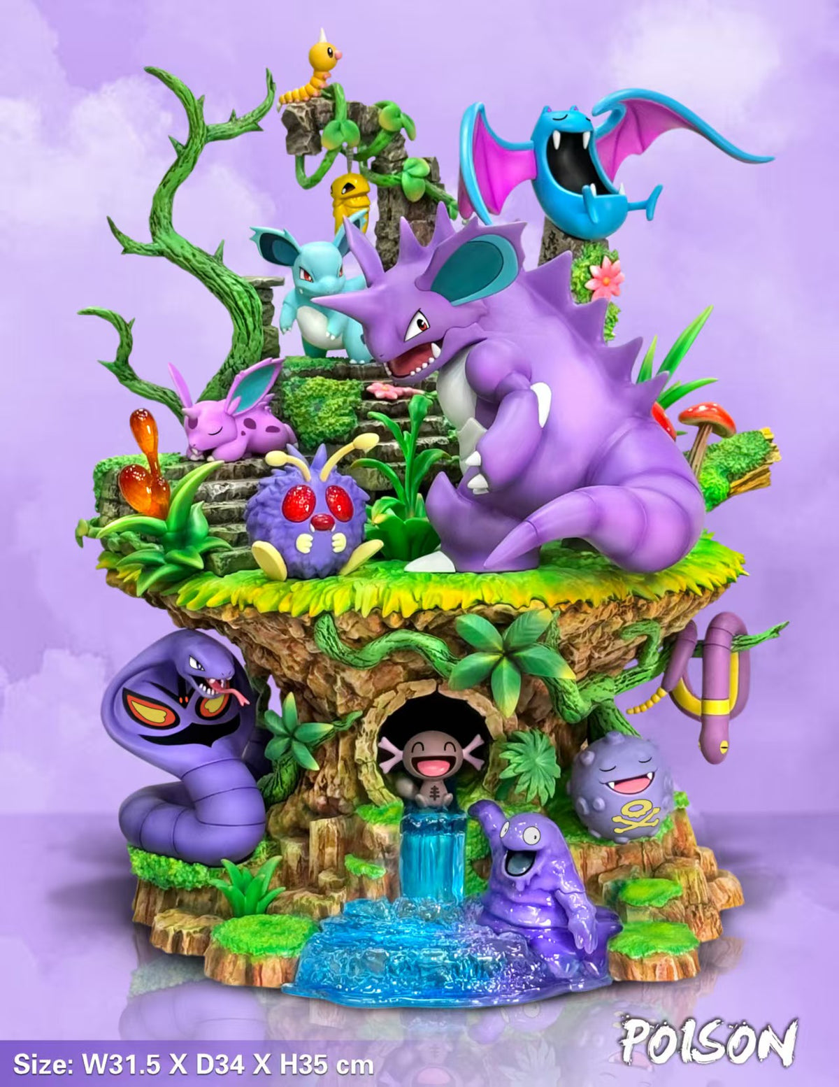 Estatuilla Pokémon | Tipo Veneno | Nidoking y más | EGG Studio | Estatua 1/6 | Tico Ofertas EGG Studio