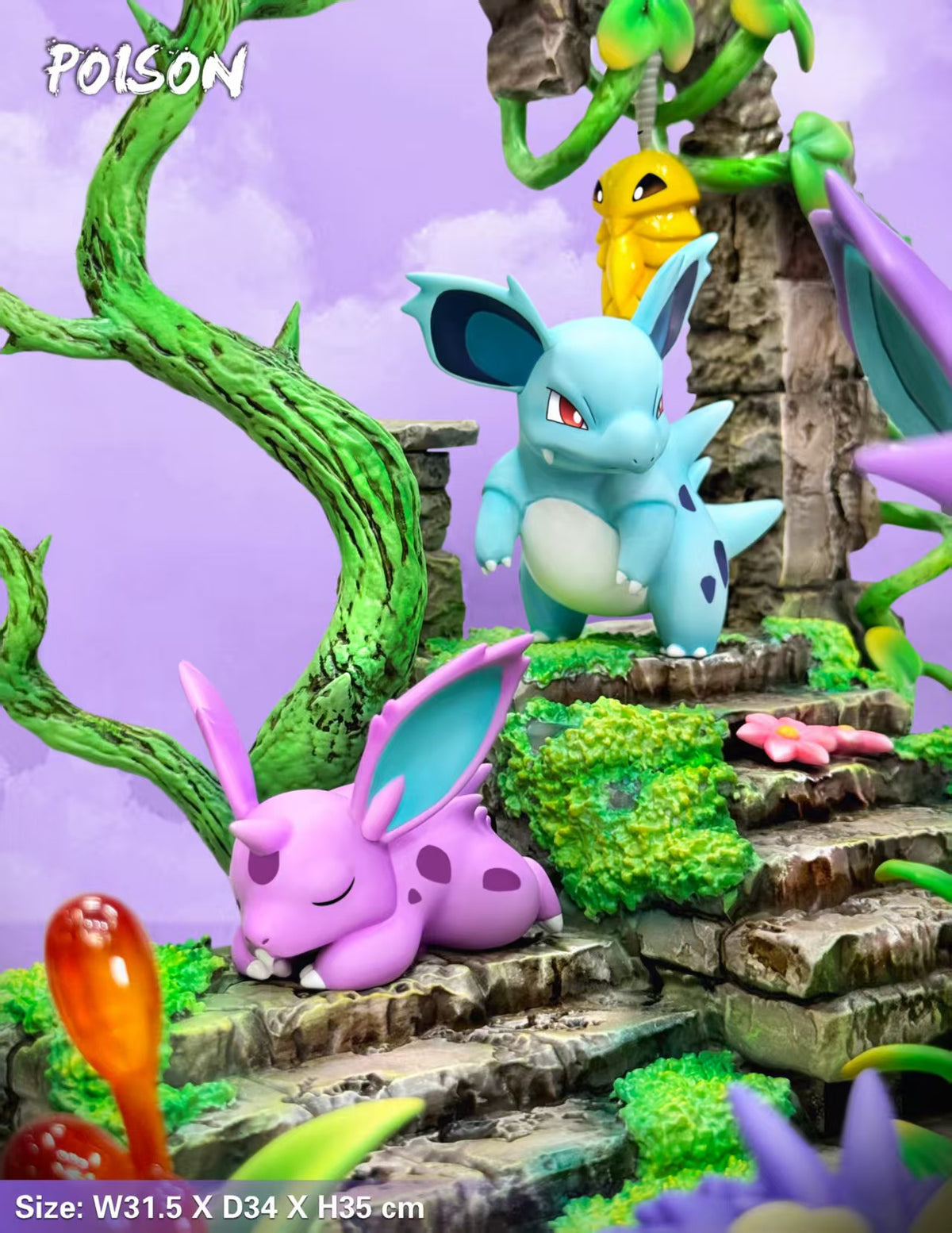Estatuilla Pokémon | Tipo Veneno | Nidoking y más | EGG Studio | Estatua 1/6 | Tico Ofertas EGG Studio