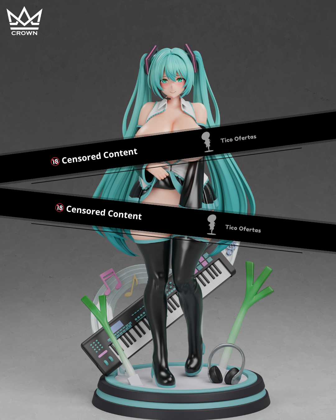 Estatuilla Project Sekai | Hatsune Miku (Lady Ver.) | Crown Studio | Tienda Anime Costa Rica | Tico Ofertas