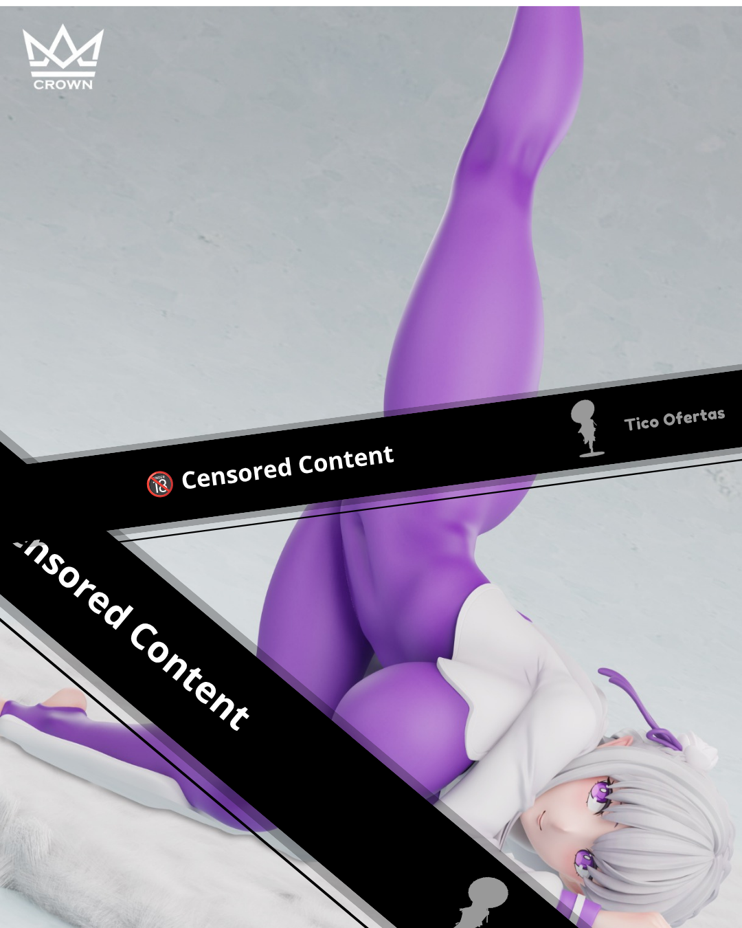 Estatuilla Re:ZERO - Starting Life | Emilia 1/6 GK Statue | CROWN Studio | Tienda Anime | Tico Ofertas CROWN Studio