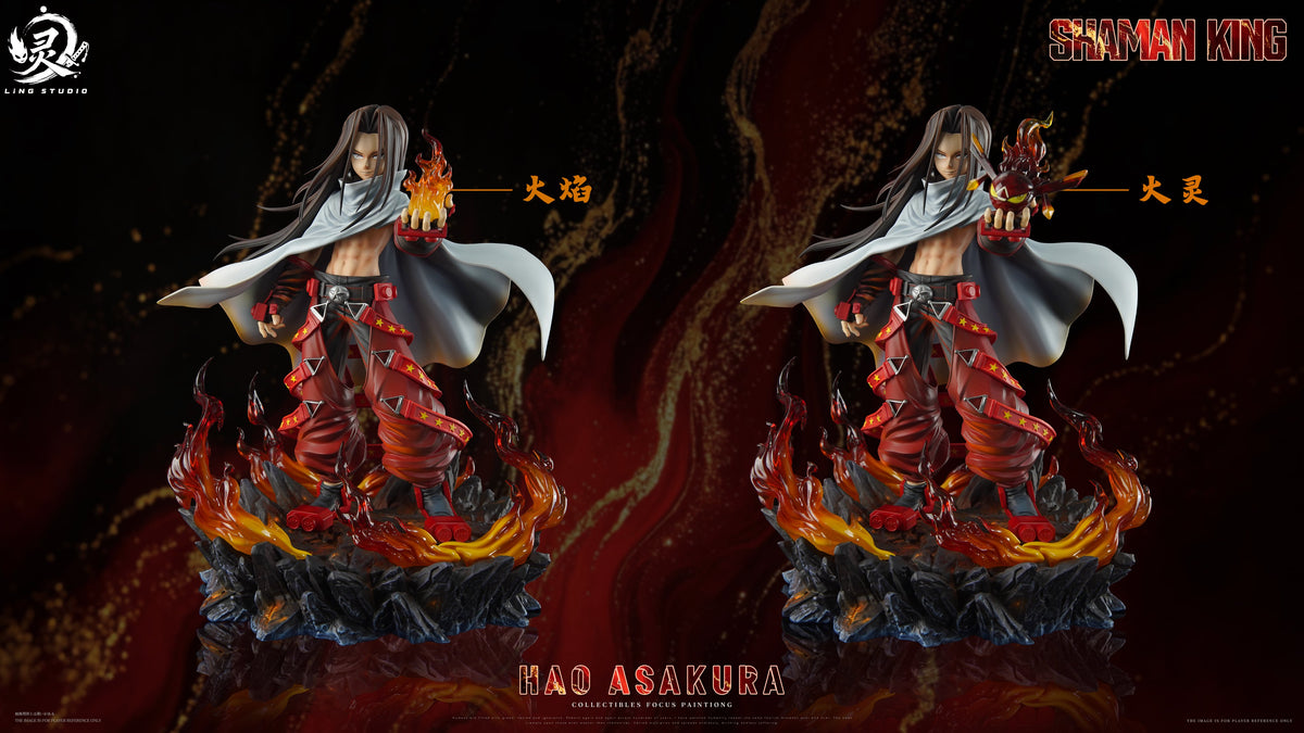Figura de colección Estatuilla Shaman King | Asakura Hao | Ling Studio