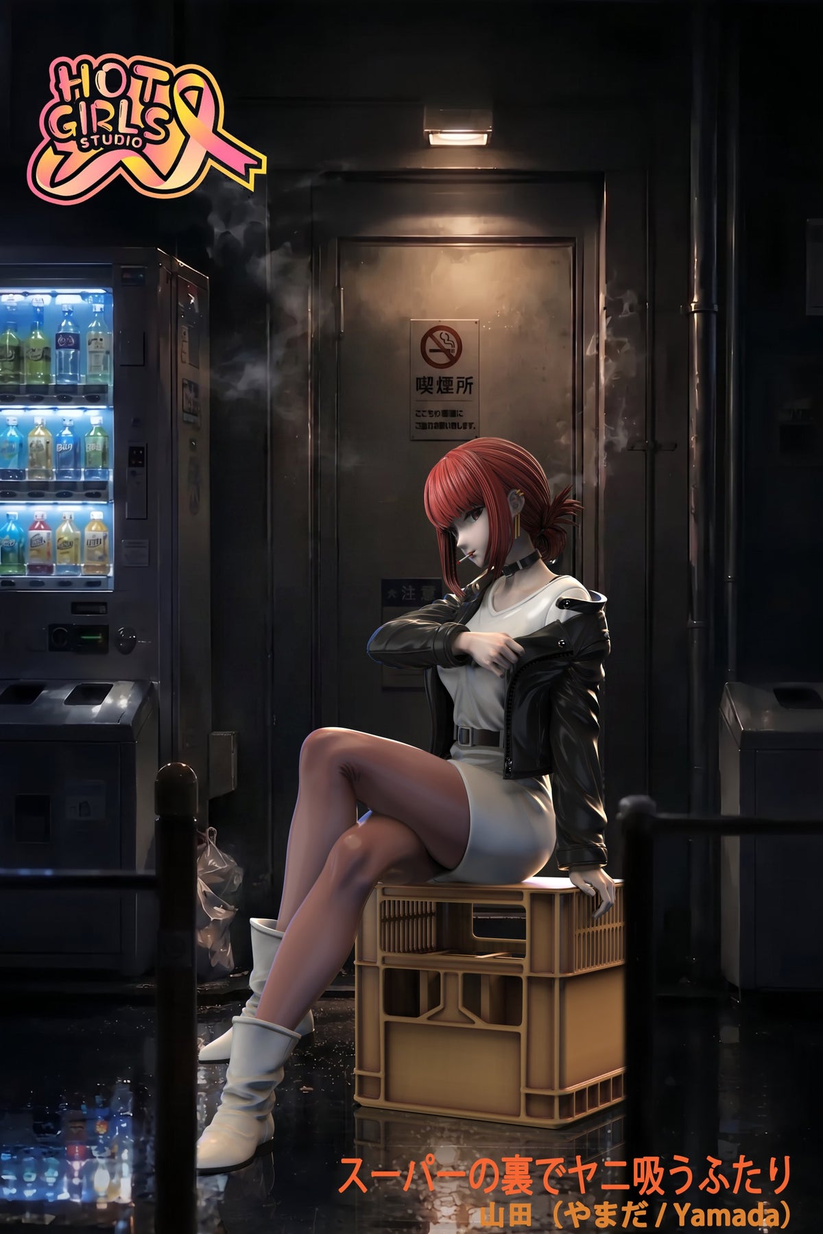 Estatuilla Smoking Behind the Supermarket with You | Yamada / Tayama GK Statue | Hotgirls Studio | Tienda Anime | Tico Ofertas Hotgirls Studio