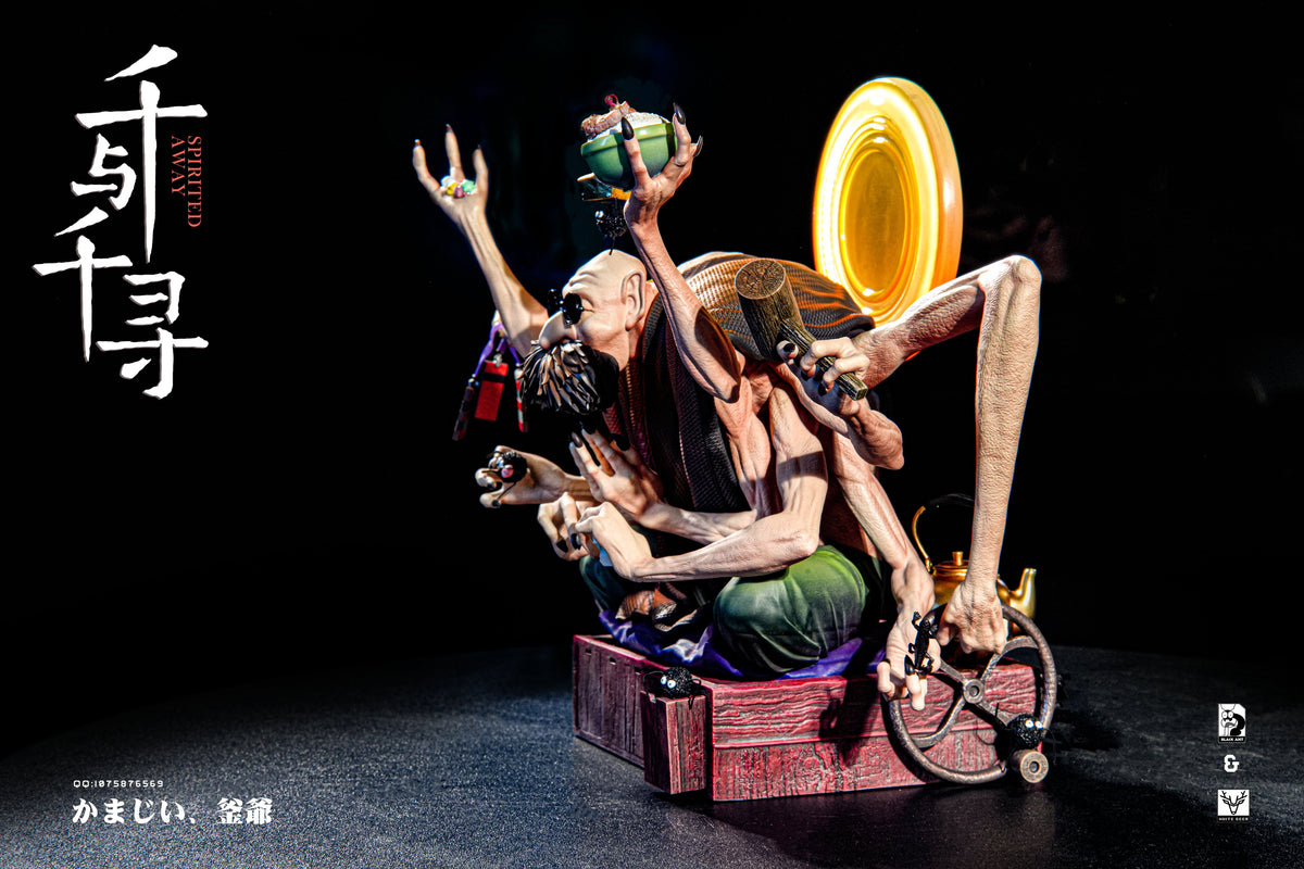 Estatuilla  Spirited Away (El Viaje de Chihiro) | Kamaji | Tienda Anime | Tico Ofertas Black Ant Studio x White Deer Studio