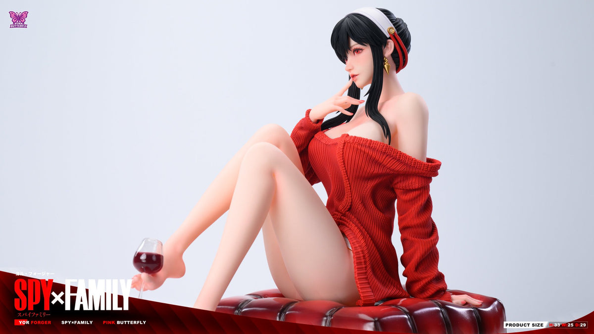 Estatuilla Spy x Family | Tipsy Yor Forger | Tienda Anime | Tico Ofertas PINK BUTTERFLY Studio