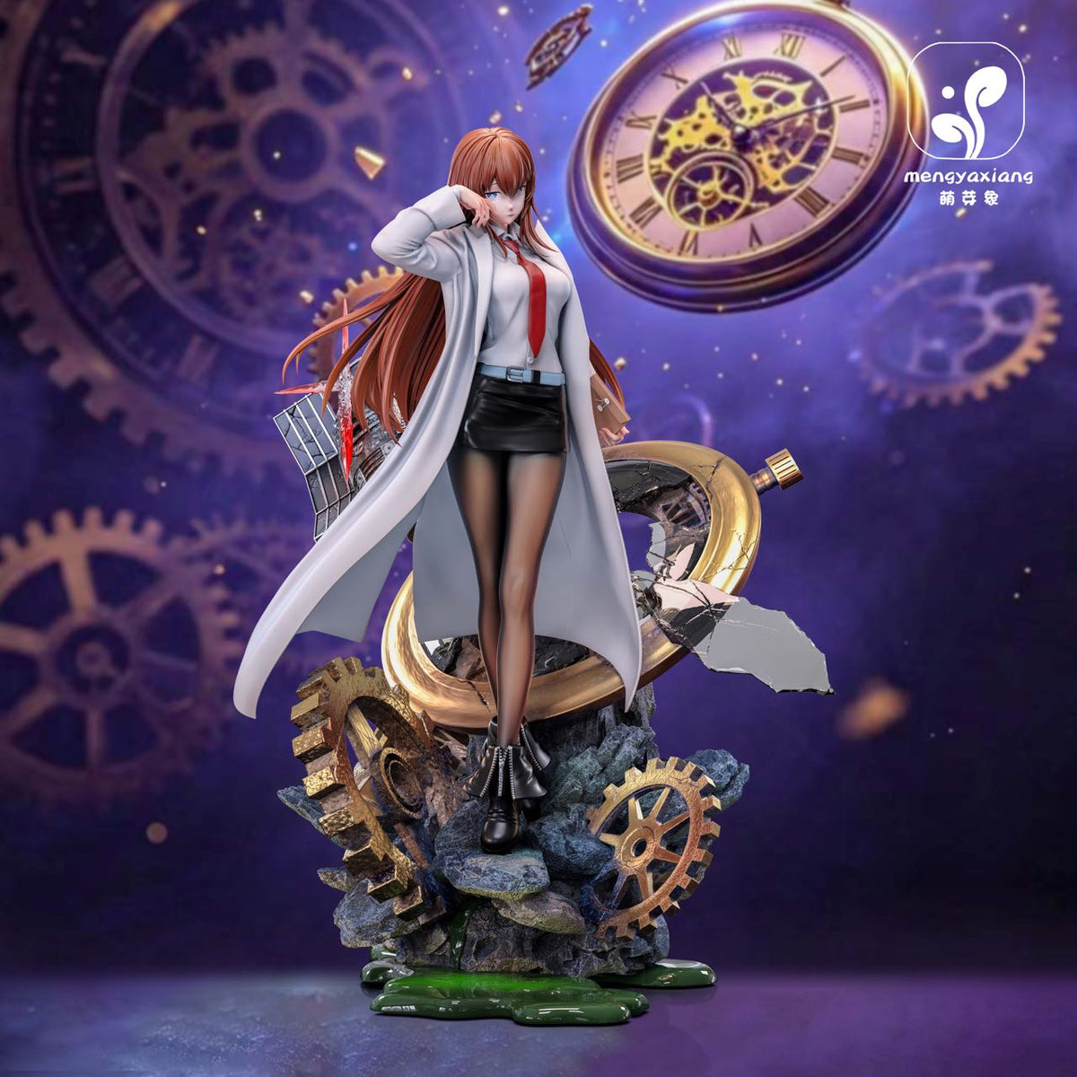 Figura de colección Estatuilla Steins;Gate | Kurisu Makise | Meng Ya Xiang Studio