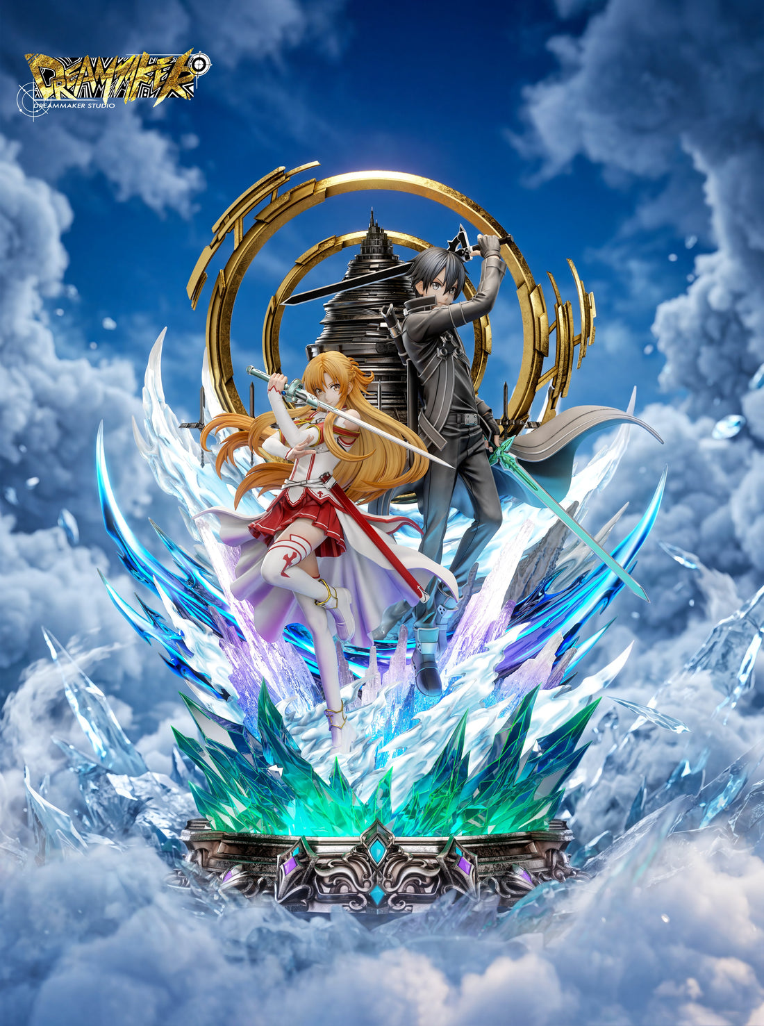 Estatuilla  Sword Art Online | Yuuki Asuna X Kirigaya Kazuto | Dream Maker Studio | Tienda Anime | Tico Ofertas