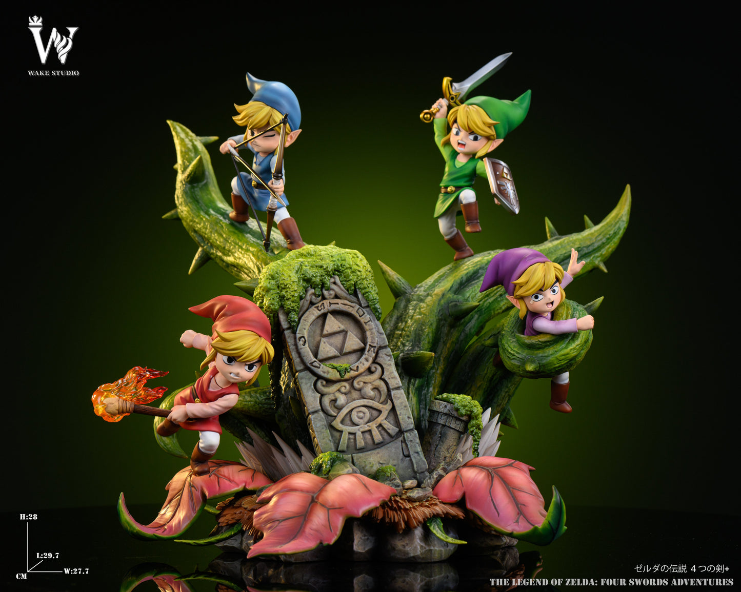 Estatuilla  The Legend of Zelda | Link (Four Swords Adventures) | Wake Studio | Tienda Anime | Tico Ofertas Wake Studio