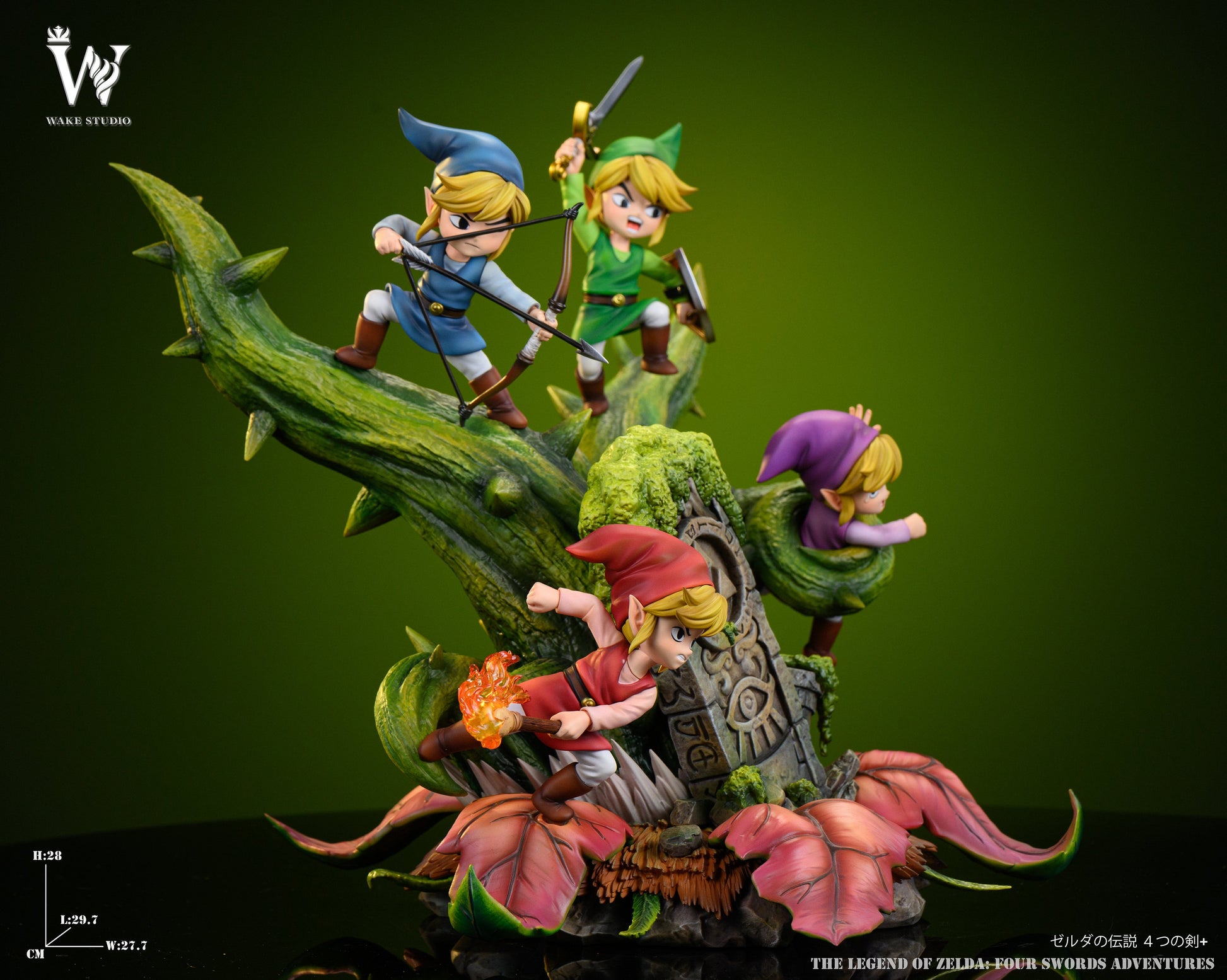 Estatuilla  The Legend of Zelda | Link (Four Swords Adventures) | Wake Studio | Tienda Anime | Tico Ofertas Wake Studio