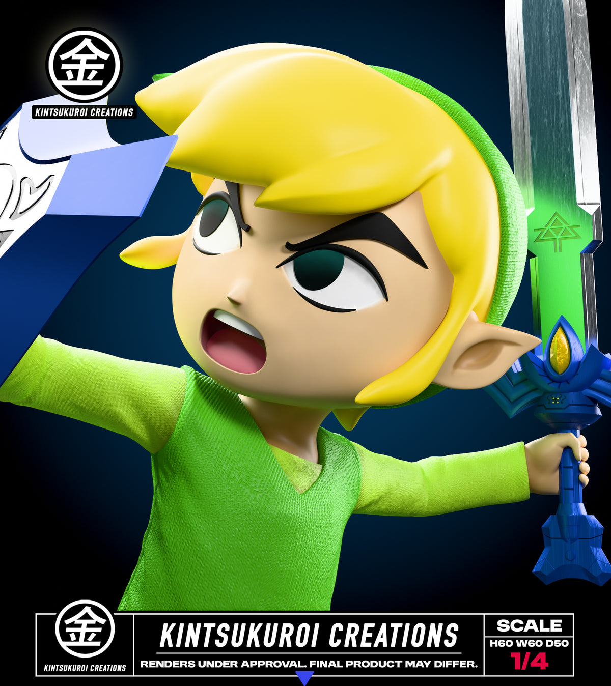 Estatuilla  The Legend of Zelda: Wind Waker | Final Battle Diorama | Kintsukuroi Creations | Tienda Anime Costa Rica | Tico Ofertas FWS Studio