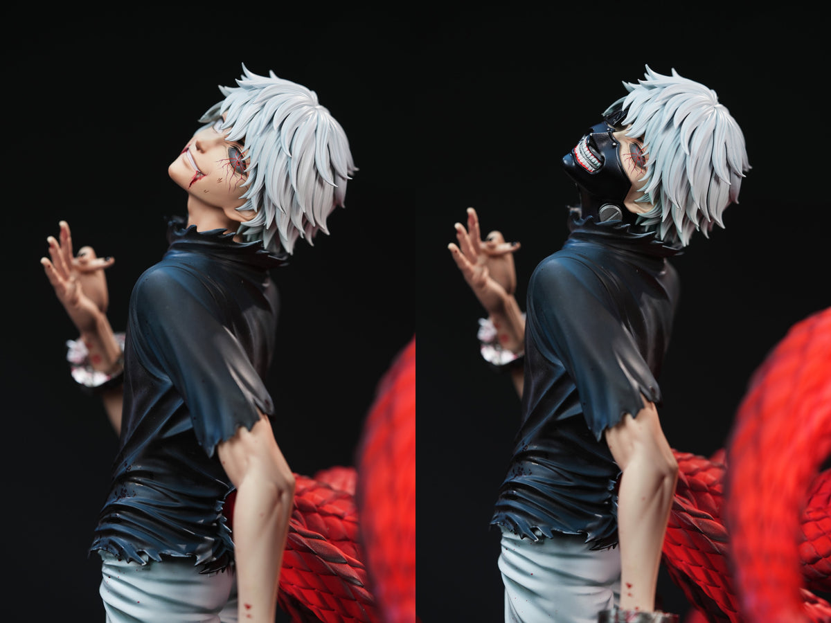 Figura de colección Estatuilla Tokyo Ghoul | Ken Kaneki – White Haired Suffering | Damocles Studio