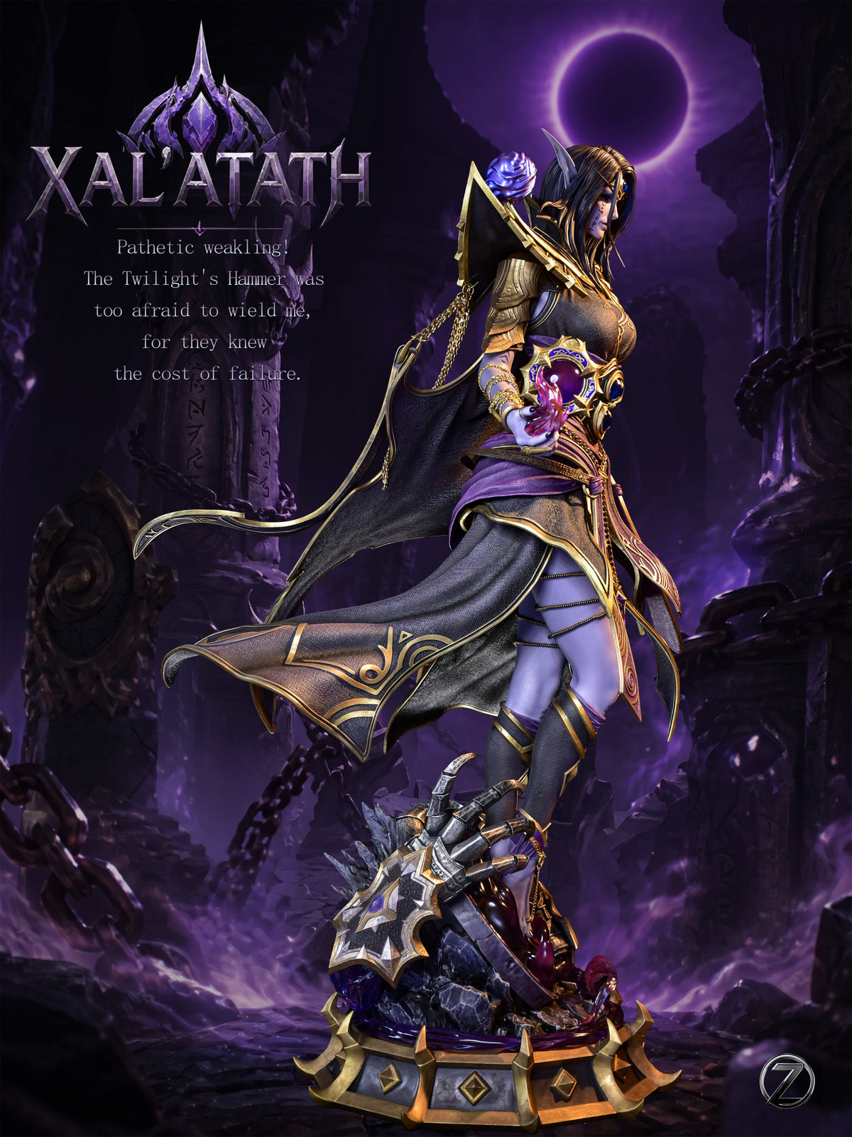 Estatuilla  World of Warcraft | Xal'atath | THUNDER Z Studio | Tienda Gaming Costa Rica | Tico Ofertas Thunder Z Studio