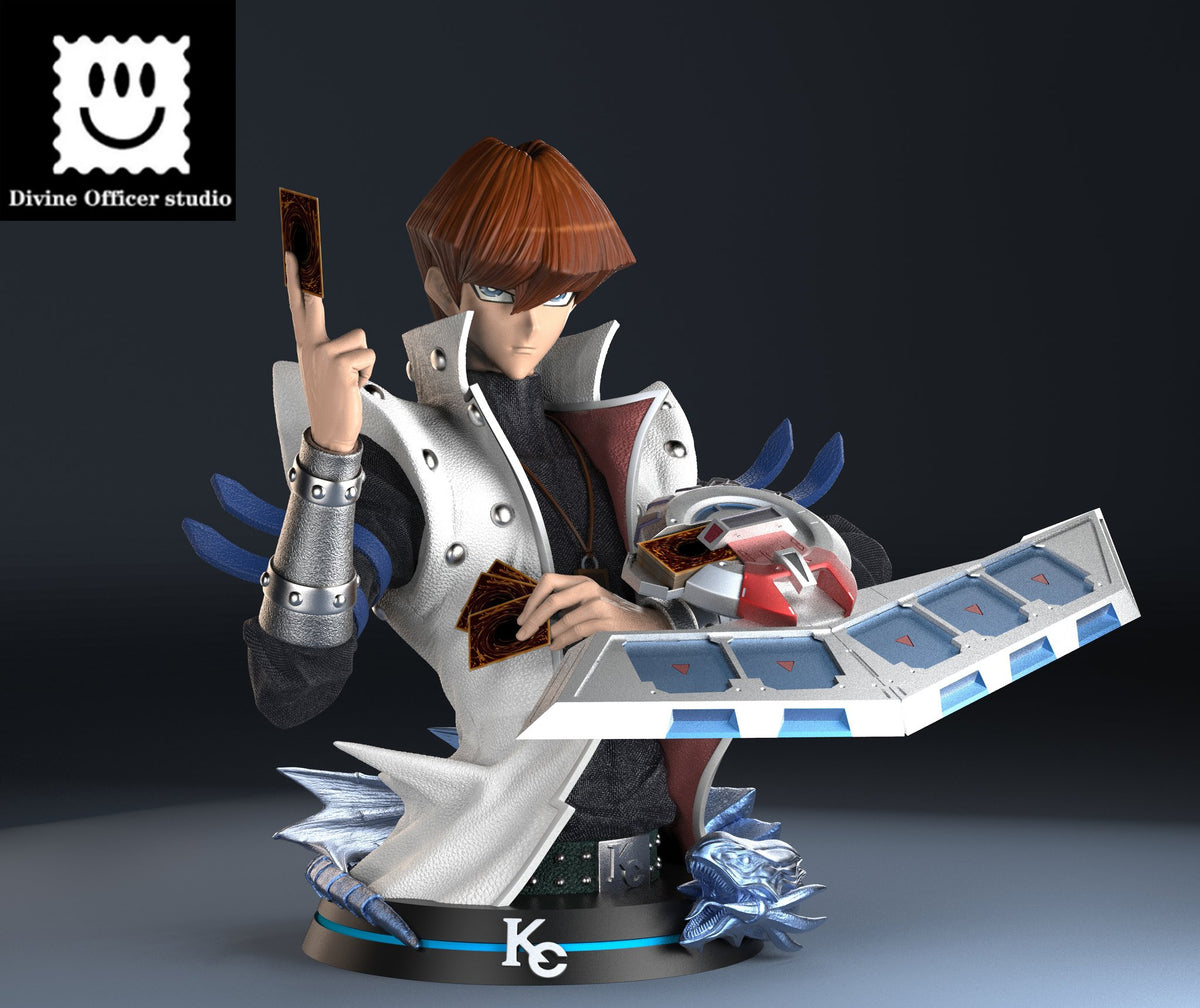 Estatuilla  Yu-Gi-Oh | Seto Kaiba Bust Tienda Anime| Tico Ofertas Divine Officer Studio