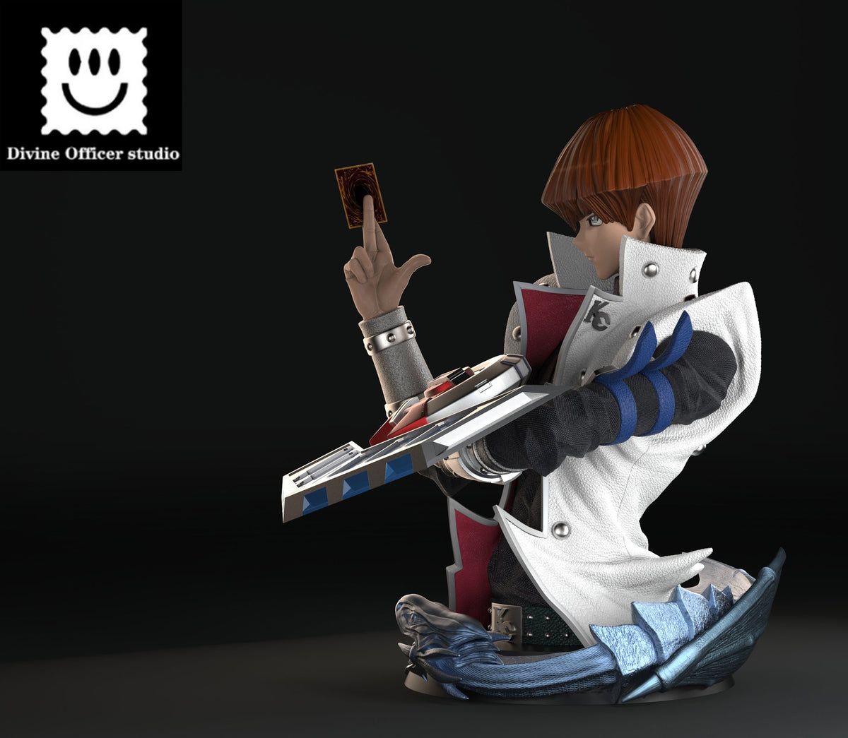 Estatuilla  Yu-Gi-Oh | Seto Kaiba Bust Tienda Anime| Tico Ofertas Divine Officer Studio