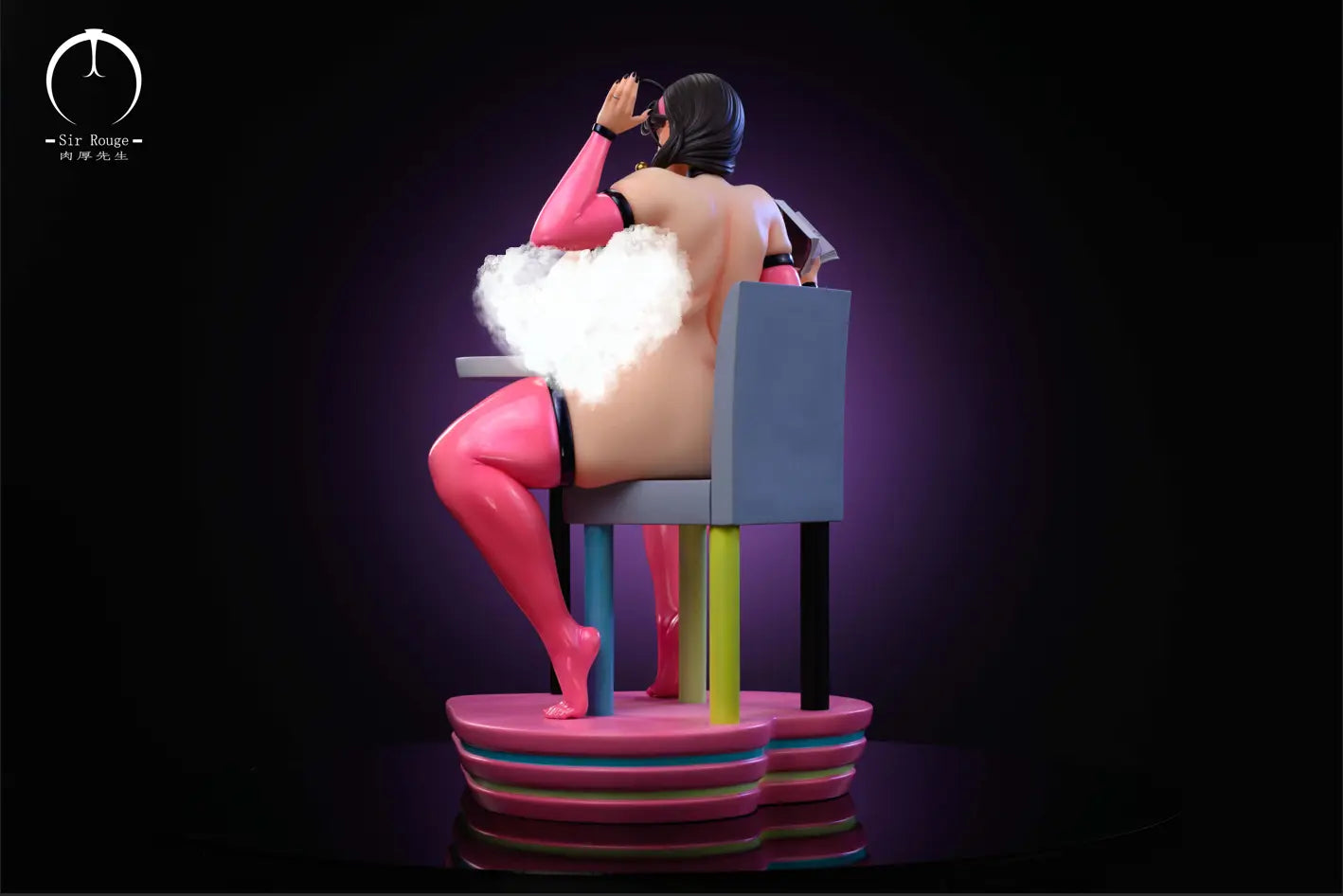 Black Estatuilla  Takeda Hiromitsu | Sakurako | Sir Rouge Studio | Official Licensed Silicone Doll | Tico Ofertas