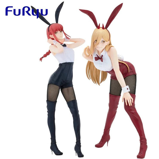 Figura Anime Chainsaw Man - Makima y Power BiCute Bunnies 25CM FuRyu | Figuras Anime Costa Rica, Modelo de Colección en Caja Original, Estatua y Regalo - Tico Ofertas