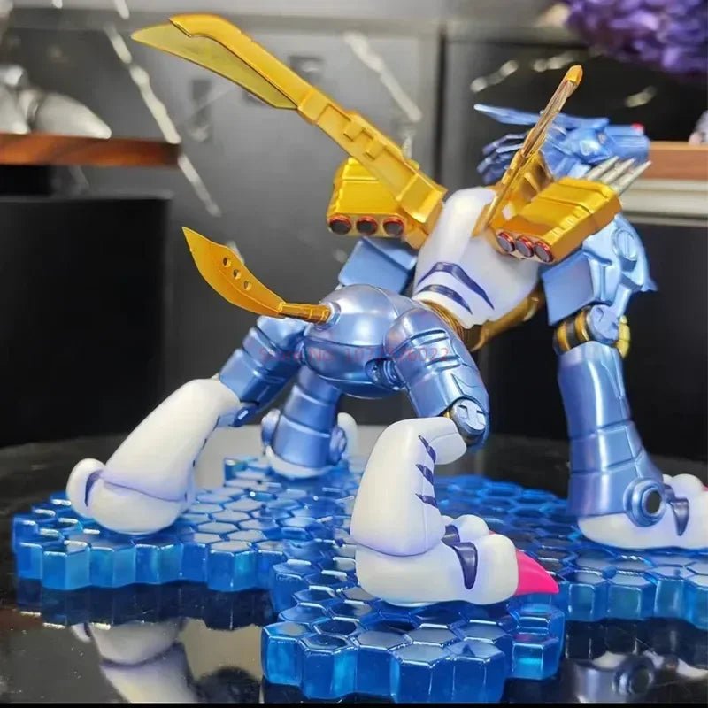 Figura Anime Digimon Adventure 20cm - Metal Garurumon | Estatua de Acción PVC Coleccionable y Regalo en Costa Rica - Tico Ofertas