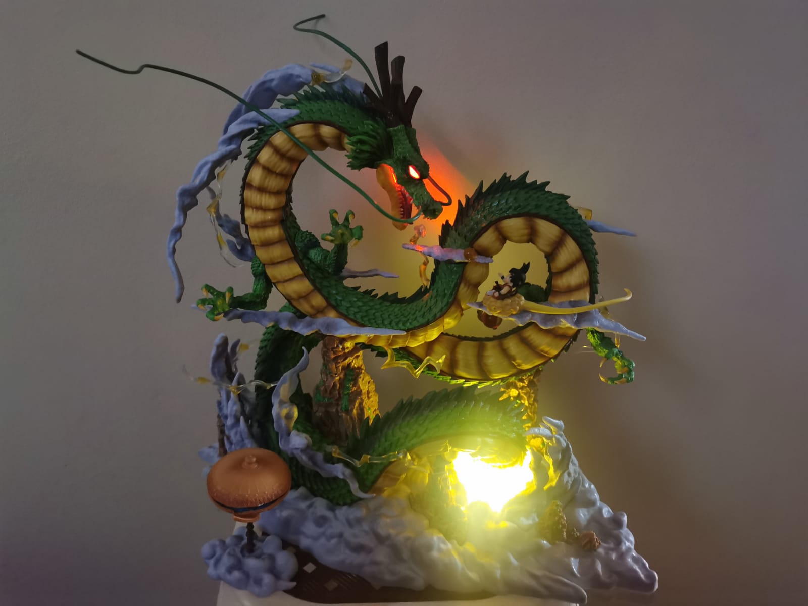 Figura Anime Dragon Ball Z 22CM - Shenron con Kid Goku | Figuras Anime Costa Rica, Modelo PVC de Acción, Estatua Coleccionable y Juguete - Tico Ofertas