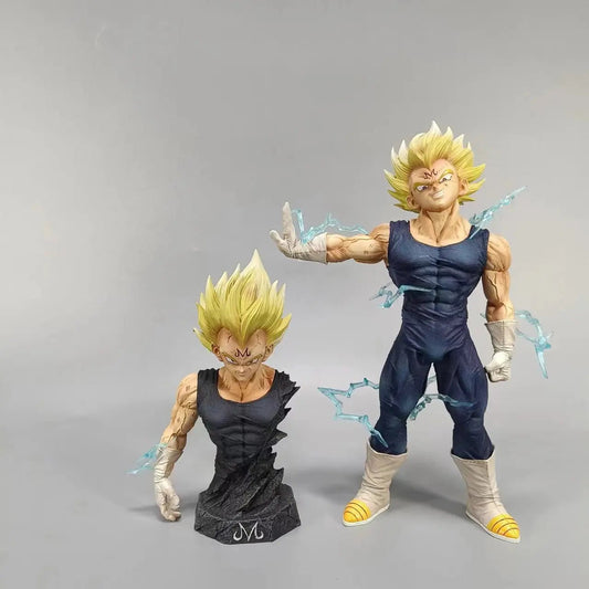 Figura Anime Dragon Ball Z Majin Vegeta 26cm - PVC con Cabeza Intercambiable | Figuras Anime Costa Rica, Estatua de Colección y Juguete - Tico Ofertas