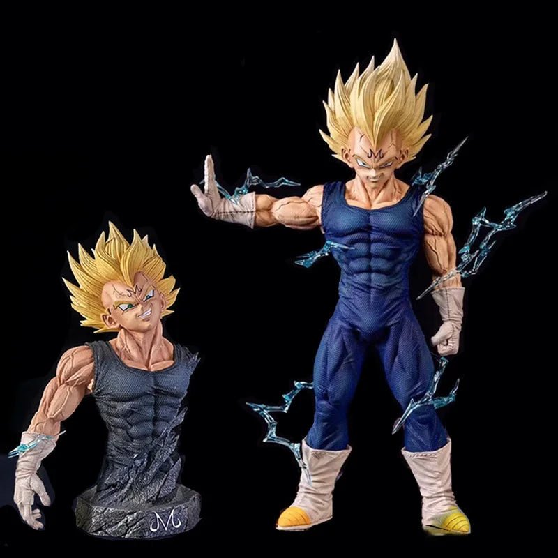 Figura Anime Dragon Ball Z Majin Vegeta 26cm - PVC con Cabeza Intercambiable | Figuras Anime Costa Rica, Estatua de Colección y Juguete - Tico Ofertas