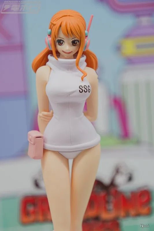 Figura Anime One Piece 17cm - Nami, Luffy y Sanji | Serie DXF The Grandline Egghead | Modelo de PVC para Regalo de Cumpleaños en Costa Rica - Tico Ofertas