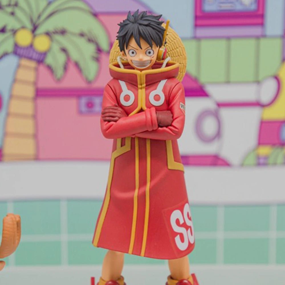 Figura Anime One Piece 17cm - Nami, Luffy y Sanji | Serie DXF The Grandline Egghead | Modelo de PVC para Regalo de Cumpleaños en Costa Rica - Tico Ofertas