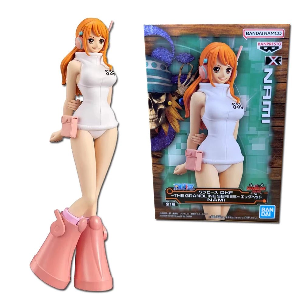 Figura Anime One Piece 17cm - Nami, Luffy y Sanji | Serie DXF The Grandline Egghead | Modelo de PVC para Regalo de Cumpleaños en Costa Rica - Tico Ofertas