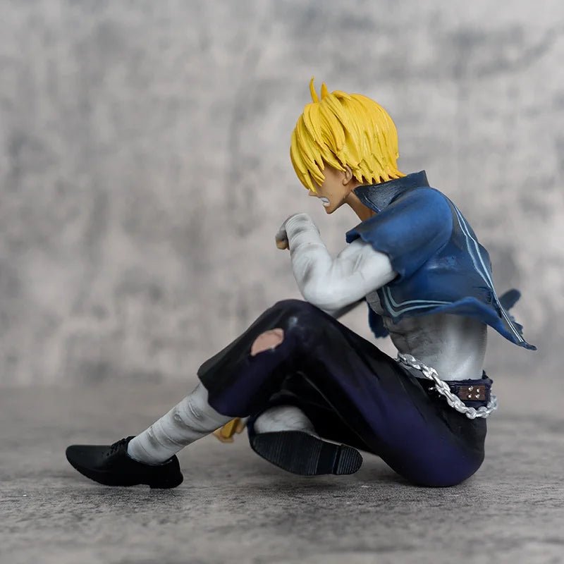 Figura de Acción Anime One Piece 12cm - Sanji Battle Damaged | Modelo PVC Coleccionable y Decoración de Escritorio en Costa Rica - Tico Ofertas