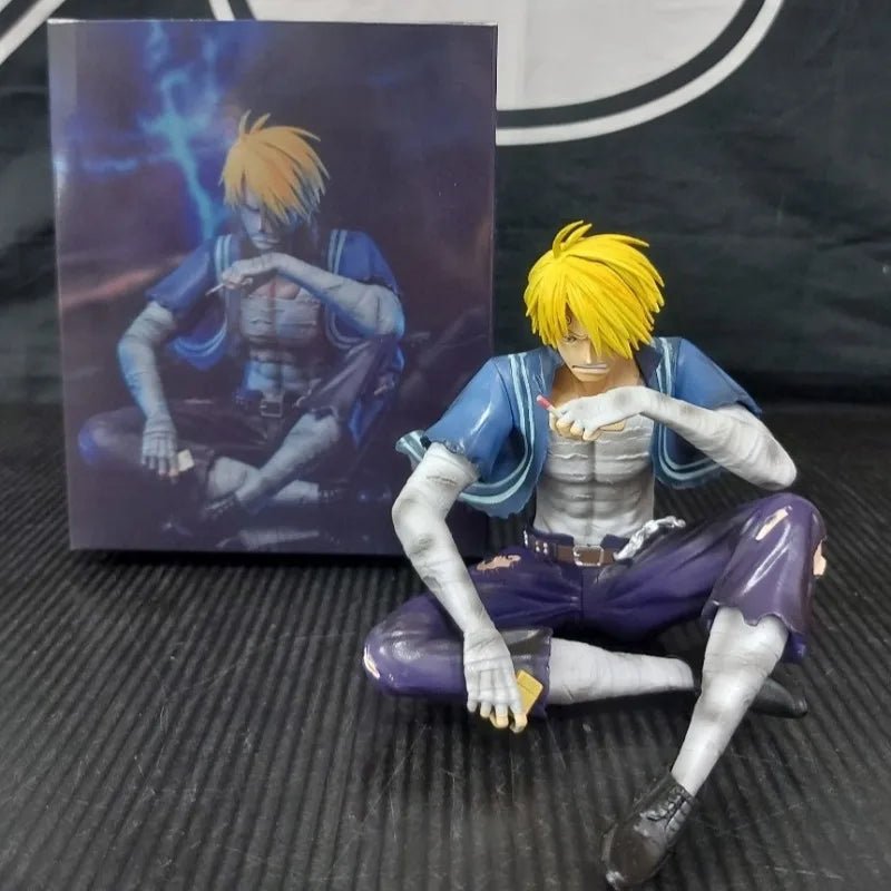 Figura de Acción Anime One Piece 12cm - Sanji Battle Damaged | Modelo PVC Coleccionable y Decoración de Escritorio en Costa Rica - Tico Ofertas