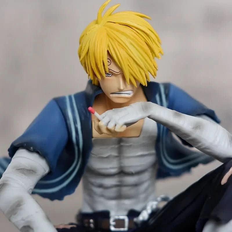 Figura de Acción Anime One Piece 12cm - Sanji Battle Damaged | Modelo PVC Coleccionable y Decoración de Escritorio en Costa Rica
