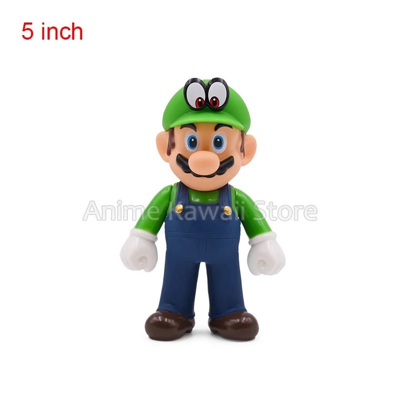 Figura de Acción Anime Super Mario 5” - Luigi | Figuras Anime Costa Rica, Juguete de Cosplay y Regalo para Niños y Cumpleaños - Tico Ofertas