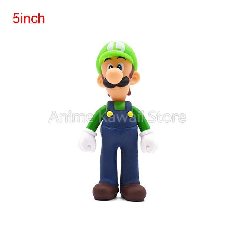 Figura de Acción Anime Super Mario 5” - Luigi | Figuras Anime Costa Rica, Juguete de Cosplay y Regalo para Niños y Cumpleaños - Tico Ofertas