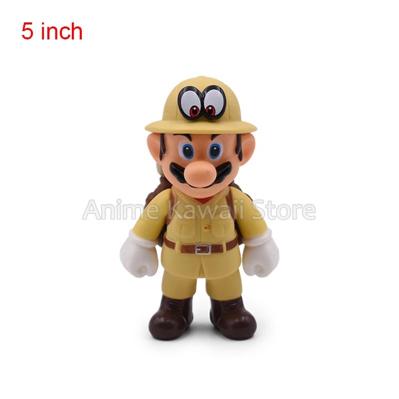 Figura de Acción Anime Super Mario 5” - Luigi | Figuras Anime Costa Rica, Juguete de Cosplay y Regalo para Niños y Cumpleaños - Tico Ofertas