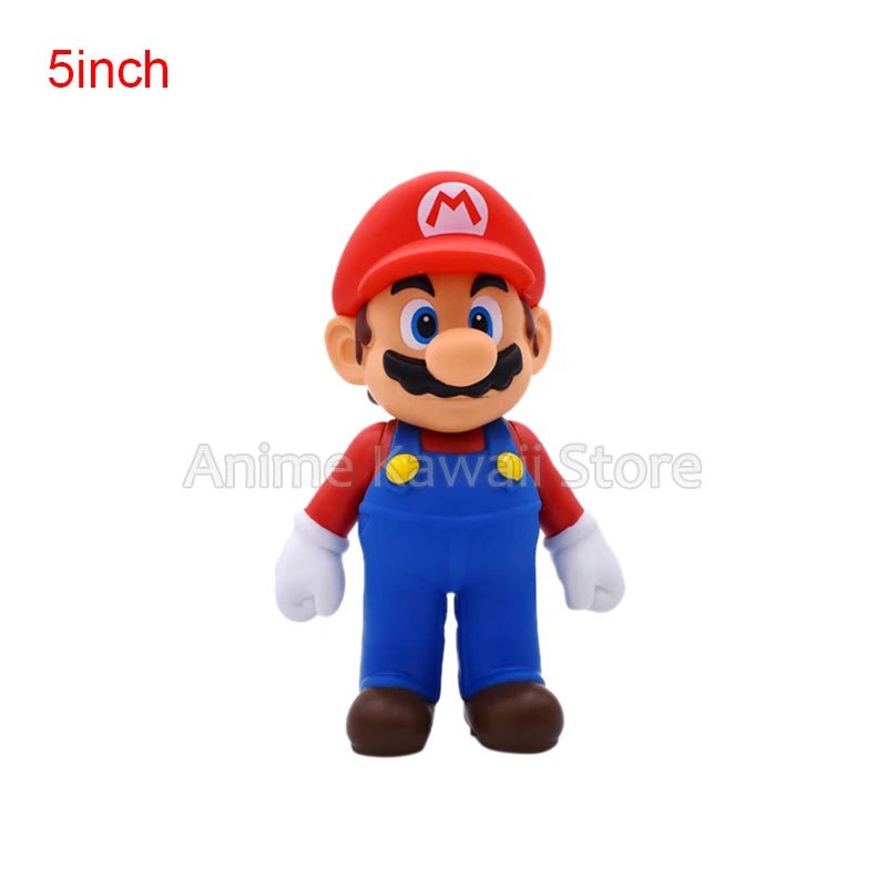 Figura de Acción Anime Super Mario 5” - Luigi | Figuras Anime Costa Rica, Juguete de Cosplay y Regalo para Niños y Cumpleaños - Tico Ofertas