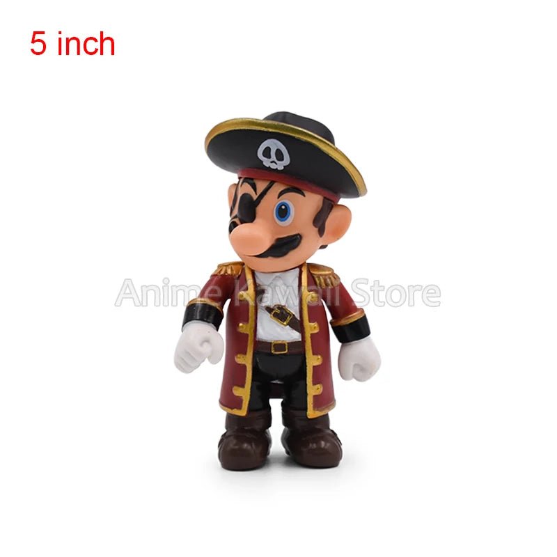 Figura de Acción Anime Super Mario 5” - Luigi | Figuras Anime Costa Rica, Juguete de Cosplay y Regalo para Niños y Cumpleaños - Tico Ofertas