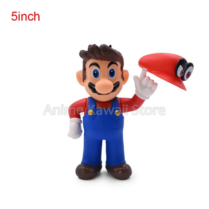 Figura de Acción Anime Super Mario 5” - Luigi | Figuras Anime Costa Rica, Juguete de Cosplay y Regalo para Niños y Cumpleaños - Tico Ofertas