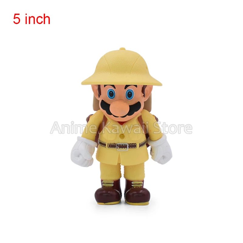 Figura de Acción Anime Super Mario 5” - Luigi | Figuras Anime Costa Rica, Juguete de Cosplay y Regalo para Niños y Cumpleaños - Tico Ofertas