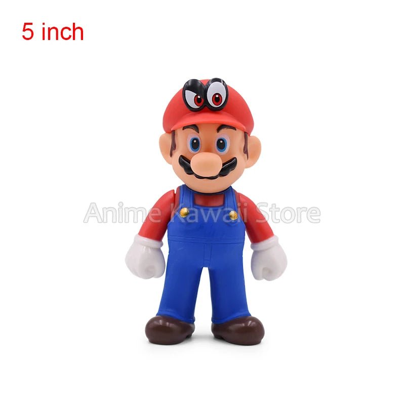 Figura de Acción Anime Super Mario 5” - Luigi | Figuras Anime Costa Rica, Juguete de Cosplay y Regalo para Niños y Cumpleaños - Tico Ofertas