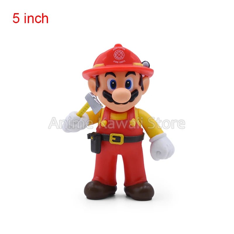 Figura de Acción Anime Super Mario 5” - Luigi | Figuras Anime Costa Rica, Juguete de Cosplay y Regalo para Niños y Cumpleaños - Tico Ofertas