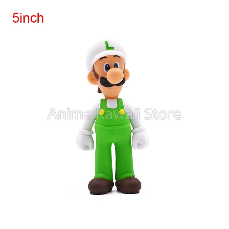 Figura de Acción Anime Super Mario 5” - Luigi | Figuras Anime Costa Rica, Juguete de Cosplay y Regalo para Niños y Cumpleaños - Tico Ofertas