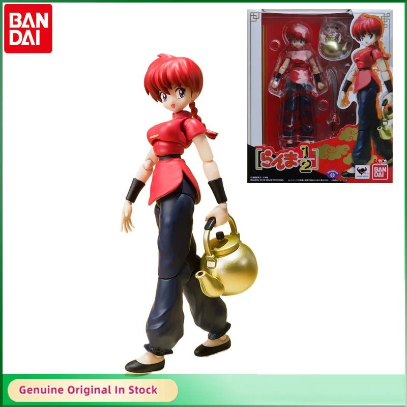 Figura de Acción Bandai Original SHFiguarts Ranma 1/2 - Versión Femenina de Ranma Saotome | Modelo Coleccionable con Articulaciones Activas en Costa Rica - Tico Ofertas