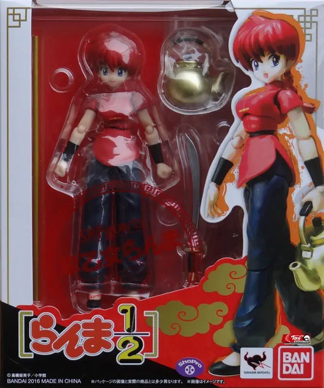 Figura de Acción Bandai Original SHFiguarts Ranma 1/2 - Versión Femenina de Ranma Saotome | Modelo Coleccionable con Articulaciones Activas en Costa Rica - Tico Ofertas