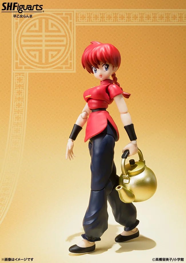 Figura de Acción Bandai Original SHFiguarts Ranma 1/2 - Versión Femenina de Ranma Saotome | Modelo Coleccionable con Articulaciones Activas en Costa Rica - Tico Ofertas